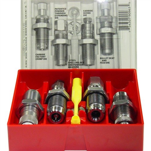 Set includes Carbide Full Length Sizing Die, Bullet Seating Die, and Carbide Factory Crimp Die for easy setup and precision reloading of .38 Special rounds.