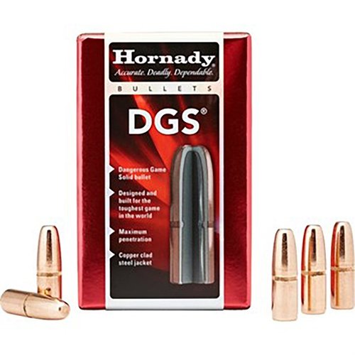 DGS 9.3MM bullets feature a flat nose for deep penetration and deformation resistance, perfect for hunting dangerous game with uniformity across calibers.