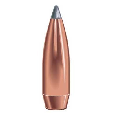 SPEER Boat Tail 30 Caliber 165gr Soft Point Bullets offer a flat trajectory, streamlined design, and reliable expansion for effective long-range hunting.