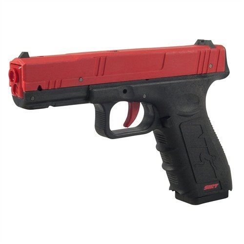 SIRT Performer Training Pistol mimics Glock 17/22 for realistic dry-fire practice, featuring auto-resetting trigger, dual red lasers, and weighted magazine.