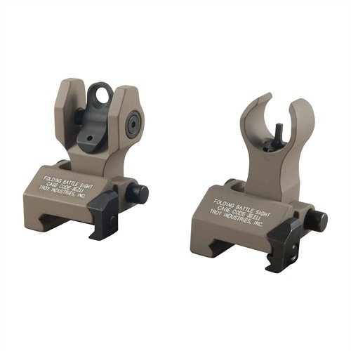 Rugged flip-up HK-style sights provide reliable backup, easy target acquisition, and secure mounting on Picatinny rails, ideal for low-light conditions.