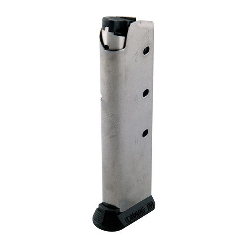 Upgrade your 1911 with TRIPP RESEARCH Cobra Magazines featuring a stainless steel body, hybrid polymer/steel follower, and options for 7rd or 8rd capacity.