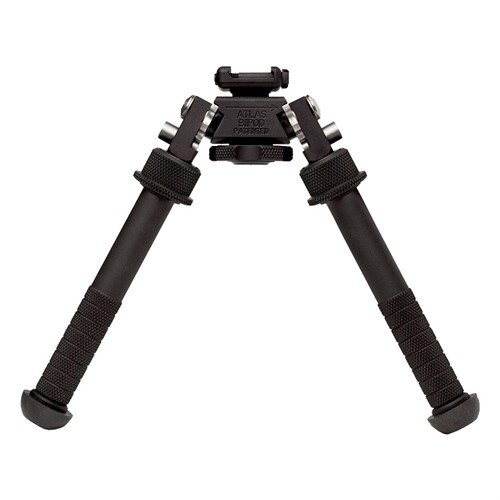 V8 ATLAS BIPOD offers lightweight aluminum construction, adjustable legs, smooth pan and cant for precise aiming, plus versatile Picatinny mount options.