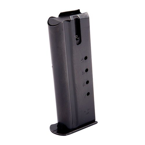 Durable steel Desert Eagle magazines in matte black, available for 50AE, 44 Magnum, and .357 Magnum, ensuring reliable performance and longevity.