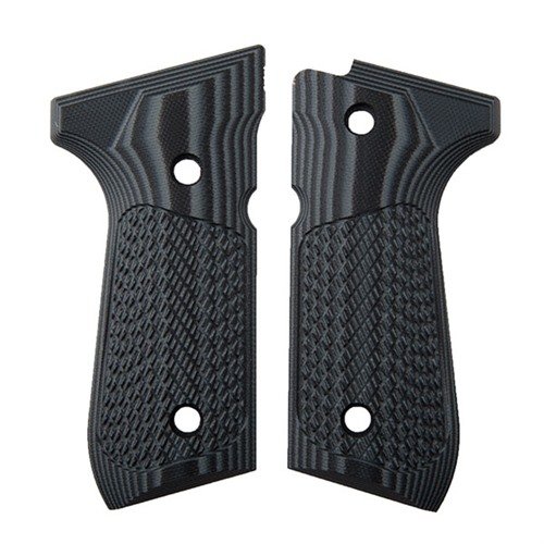 VZ Grips' Beretta 92 Tactical Slant Grips offer aggressive texture for superior grip in any condition, enhancing control and performance for your firearm.