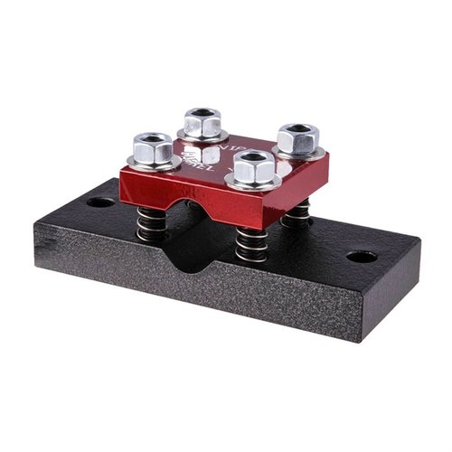 Viper Barrel Vise, made from 6061 aluminum, offers unmatched stability with support springs and accommodates 0.77