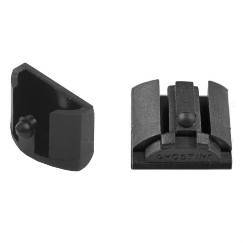 GHOST Grip Plug Kit for Glock Gen 4 enhances reliability by blocking debris, speeds reloading, and fits models 19, 17, 22, 23, 31, 32, 34, 35, 37 & 38.