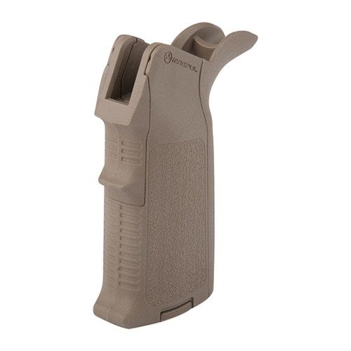 MIAD GEN 1.1 Grip Kit offers customizable inserts for optimal hand fit, a detachable core for storage, and robust polymer construction for AR-15/M4 & AR-308.