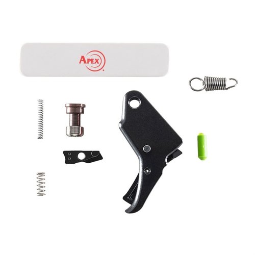 Enhance your S&W Shield with a drop-in aluminum trigger kit, reducing pre-travel and over-travel by 20%, ensuring a smooth 5-5.5 lb pull and improved safety.