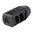 PRECISION ARMAMENT M11-SPR MUZZLE BRAKE 22 CALIBER 1/2-28 SS BLACK