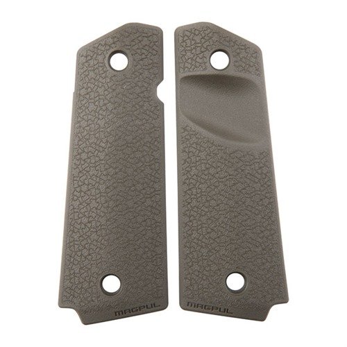 MOE 1911 Grip Panels offer reinforced polymer construction, anti-slip texture, aggressive magazine release cut-out, and fit full-size 1911s with standard bushings.