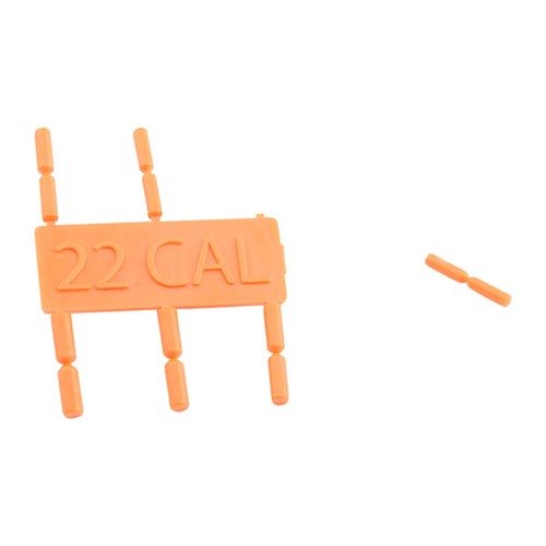 AR-15 GAS BLOCK ALIGNER ensures perfect gas block alignment with segmented rods in various sizes, high-visibility orange for easy verification, and includes instructions.