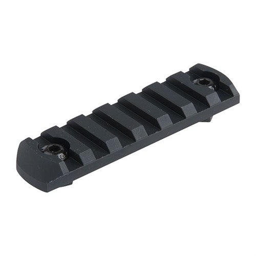 MAGPUL AR-15 M-LOK rail sections enable secure attachment of Picatinny accessories, crafted from durable aluminum or polymer for strength and versatility.