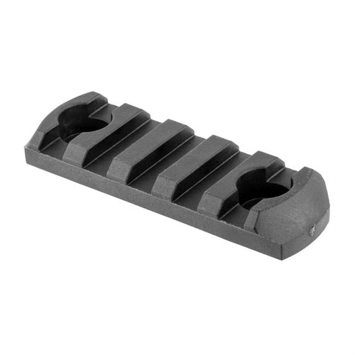 M-LOK Polymer Rail Sections offer lightweight, durable attachment for Picatinny accessories on AR-15, featuring beveled ends for safety and easy installation.