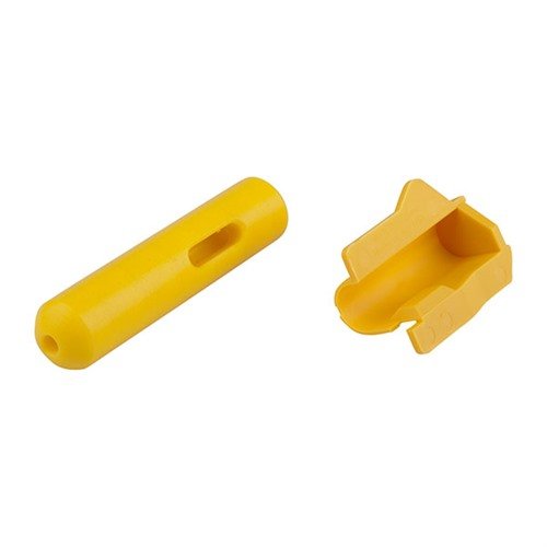 M1 Muzzle Buddy ensures precise cleaning rod alignment, features a solvent port, and fits all calibers up to 30, protecting your muzzle effectively.