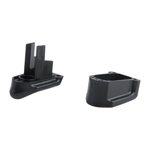 Zytel magazine bumpers for RUGER® SR22® add 5 extra rounds, enhance grip, and ensure secure seating in the frame; sold in 2-packs for easy installation.