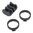 MAGPUL LIGHT MOUNT V-BLOCK & RINGS BLACK