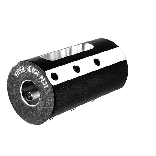 Three-in-one fixture for chambering rifle/pistol barrels, truing bolts, and Remington actions; fits four-jaw chuck, safety features, durable aluminum.
