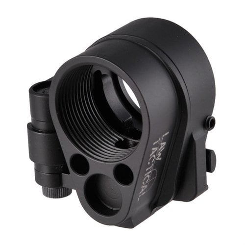 Law Tactical's GEN3-M Folding Stock Adapter allows quick folding, fits various stocks, and enhances portability for AR-15 rifles in tight spaces.