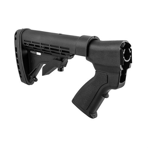Upgrade your Remington 870 with the KickLite Tactical Buttstock for reduced recoil, enhanced control, and faster follow-up shots in a tactical setup.