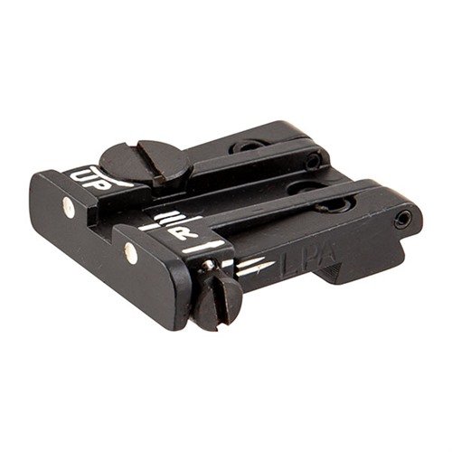 Upgrade your SIG SAUER with this adjustable rear sight, fitting existing dovetail slots, enhancing accuracy without replacing the front sight. Perfect for target shooting!