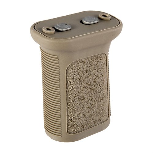 KEYMOD BCMGUNFIGHTER MOD 3 VERTICAL GRIP offers low-profile design for mobility, natural wrist angle, and aggressive texture for better control, all at just 1.9 ounces.