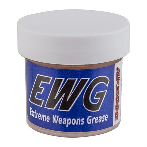 EXTREME WEAPONS GREASE reduces friction and wear, performs in extreme temperatures, bonds with steel parts, and repels dust and dirt for reliable weapon operation.