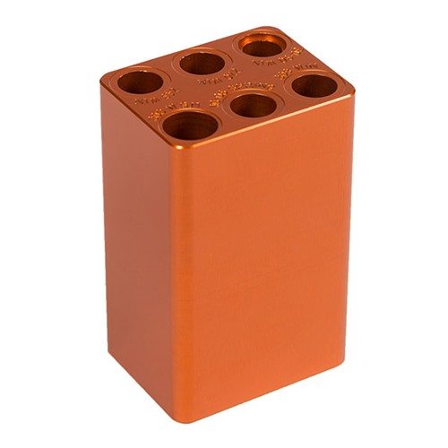 Lyman's Ammo Checkers ensure your rounds fit perfectly, preventing misfeeds, made from durable aluminum, and easy to use with multiple calibers.