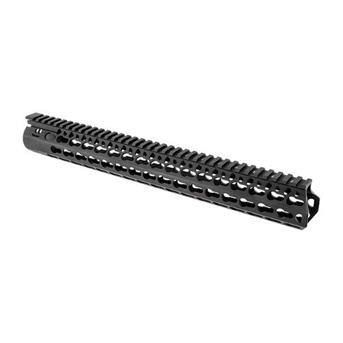 BCM KMR Alpha Handguard offers lightweight aluminum construction, free-float design for accuracy, and ample KeyMod™ slots for versatile accessory mounting.