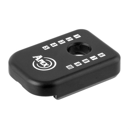 J-Plate for Magpul GL9 PMAG offers easy installation, added weight for quick magazine changes, and is a durable aluminum drop-in replacement.