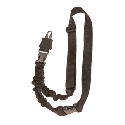 SINGLE POINT SHOCK SLING features double QRB release buckles for quick detachment, durable 1.25