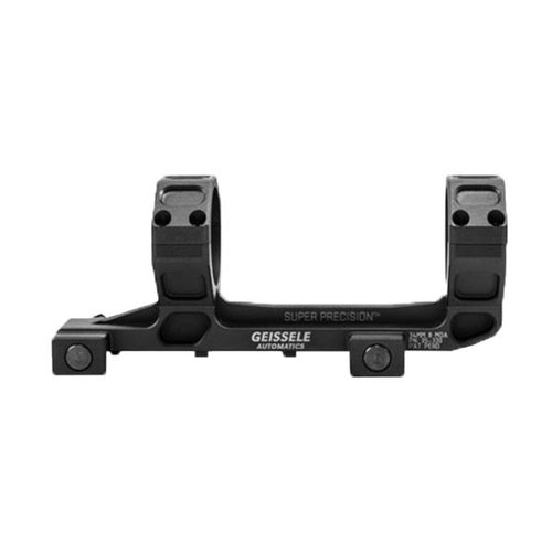 Geissele Super Precision AR-15 mounts offer unmatched strength with 1,400 lbs clamping force, precision fit from a single billet, and versatile scope compatibility.