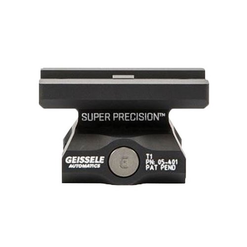 Super Precision Aimpoint Micro Mounts offer robust 7075-T6 aluminum construction, 1,400 lbs clamping force, and lower third co-witness for optimal aiming.