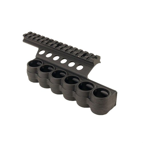 SURESHELL Polymer Shotshell Carrier offers durable, impact-resistant construction, innovative dual rubber friction system, and secure mounting for rapid reloading.