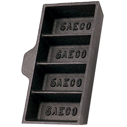 Redding's Saeco Ingot Mould allows for efficient casting of lead ingots, ensuring uniform size and weight for consistent performance in reloading.