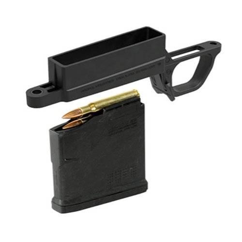 Magpul's Bolt Action Magazine Well 700L Standard offers easy installation, durable polymer construction, and compatibility with AICS-pattern .30-06 magazines.