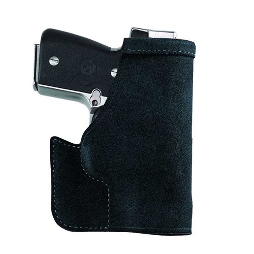 Pocket Protector™ holster for Glock® 26/27/33 offers discreet front pocket carry, quick grip access, one-handed release, and is made from premium Center Cut Steerhide™.