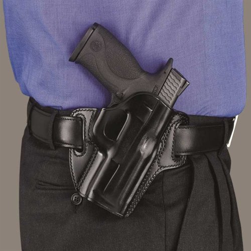 The GALCO Concealable Holster offers premium steerhide, a contoured design for comfort, excellent retention, and fits belts up to 1 1/2