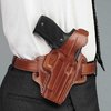 F.L.E.T.C.H. holster offers superior fit and concealability, crafted from premium steer hide, featuring a retention strap and high-ride design for comfort and quick access.
