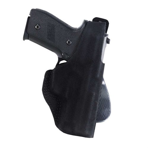 PADDLE LITE holster offers comfort and efficiency with Premium Center Cut Steerhide, secure thumb break retention, and easy removal for belts up to 1.75