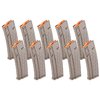 Hexmag Series 2 AR-15 30-rd magazines offer durability, tool-less disassembly, stripper clip guides, and compatibility with various calibers and firearms.