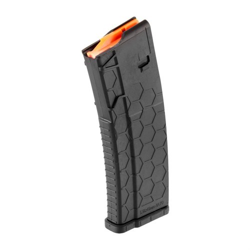Hexmag AR-15 15-RD magazine offers a tool-less design, anti-tilt follower, and compatibility with various firearms, ensuring reliability and ease of use.