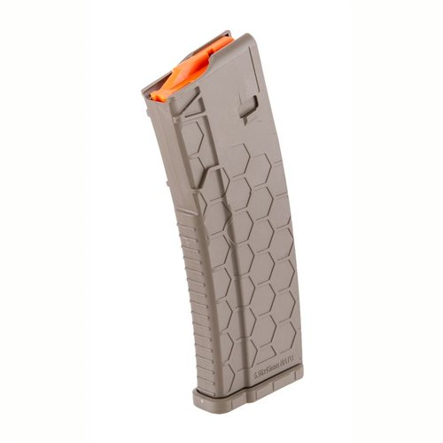 Hexmag 15-rd magazines offer a tool-less design, anti-tilt follower, superior grip, and compatibility with AR-15 and other popular rifles, made in the USA.