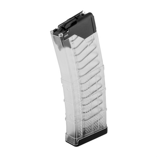 L5AWM 30-RD magazines offer lightweight durability, smooth feeding, corrosion resistance, and extreme temperature tolerance, ideal for tactical operations.