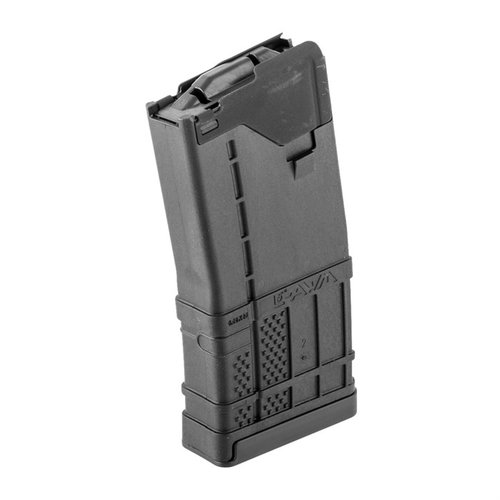 L5AWM magazines offer the reliability of steel, durability of polymer, and lightweight aluminum design, compatible with various 5.56mm weapon systems.