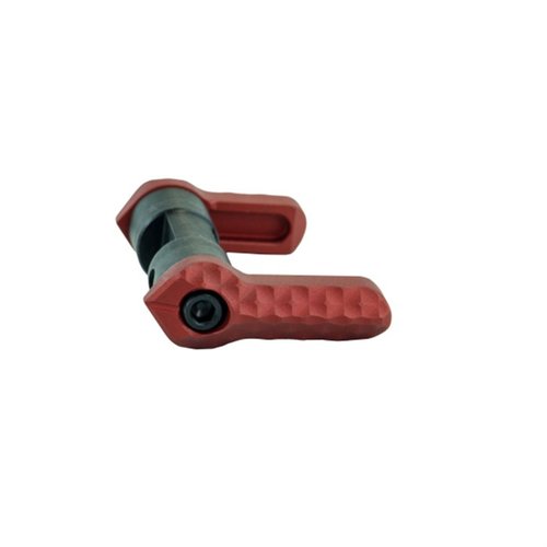 SEEKINS PRECISION AR-15 AMBIDEXTROUS SAFETY KIT RED offers a 90° standard and 60° short throw lever, ensuring a fully ambidextrous and easy drop-in replacement.