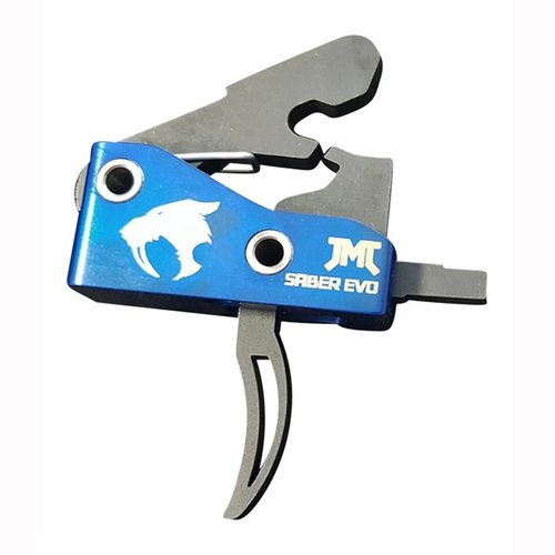 AR-15 SABER DROP IN SINGLE STAGE TRIGGER offers a 3.5-4.0 lb pull, quick reset, and easy installation for enhanced accuracy and performance.