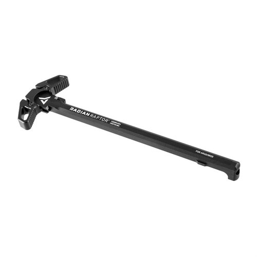 Raptor™ ambidextrous charging handle offers rapid, fluid operation from either side, crafted from aircraft grade 7075 aluminum for durability and reliability.
