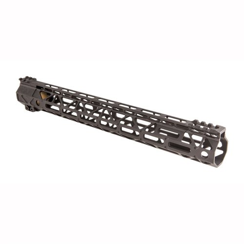 BATTLE ARMS Rigidrail M-LOK Handguard offers lightweight strength, excellent heat dissipation, versatile accessory mounting, and free-floating barrel support.
