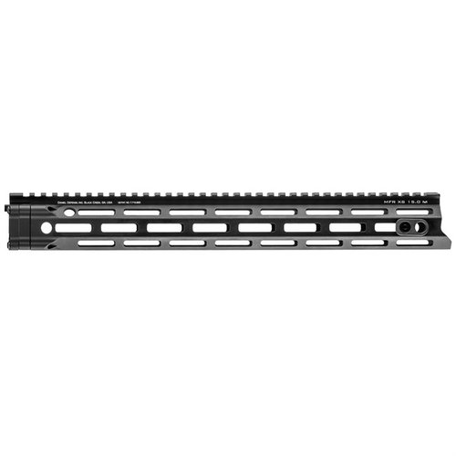 MFR XS M-LOK handguard offers lightweight, superior cooling, ambidextrous QD sling points, and seven M-LOK attachment points for versatile accessory mounting.